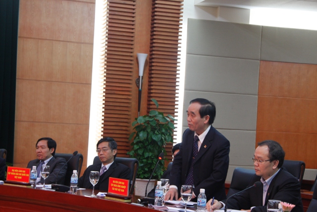 Ý kiến phát biểu của đại diện Lãnh đạo Tập đoàn Công nghiệp Tàu thủy Việt Nam