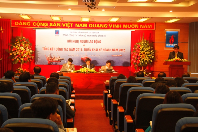 Phát biểu tham luận tại Hội nghị của người lao động PVEP