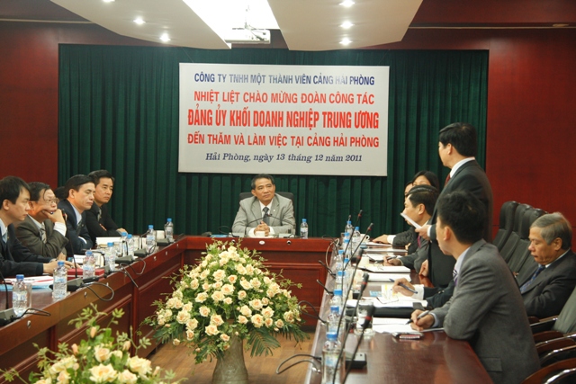 Các ý kiến phát biểu của Lãnh đạo Cảng Hải Phòng và Tổng Công ty Hàng hải Việt Nam