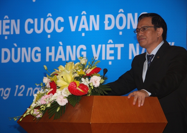 Đồng chí Nguyễn Văn Ngọc – Phó Bí thư Đảng uỷ Khối Doanh nghiệp Trung ương phát biểu ý kiến tại Hội nghị