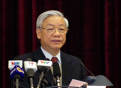 Tổng Bí thư Nguyễn Phú Trọng phát biểu tại Hội nghị - Ảnh: Chinhphu.vn