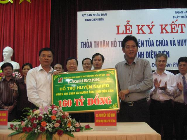 Ngân hàng Nông nghiệp và Phát triển nông thôn Việt Nam hỗ trợ các huyện nghèo Tỉnh Điện Biên