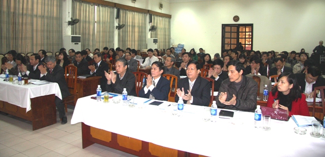 Đến dự Hội nghị còn có đồng chí Đinh Mạnh Thanh, Phó Chủ nhiệm Ủy ban Kiểm tra Đảng ủy Khối Doanh nghiệp Trung ương
