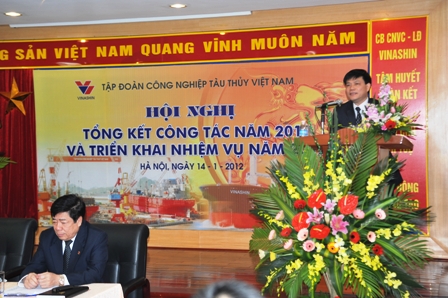 Chủ tịch HĐTV Tập đoàn Vinashin Nguyễn Ngọc Sự phát biểu