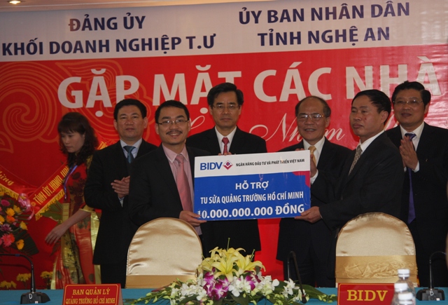  BIDV hỗ trợ 10 tỷ đồng nâng cấp Quảng trường Hồ Chí Minh