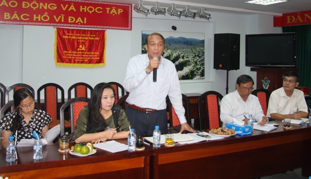 Phát biểu tham luận của đồng chí Lê Minh Châu, Phó Tổng Giám đốc, Trưởng Ban Tuyên giáo Tập đoàn Công nghiệp Cao su Việt Nam