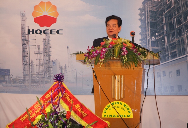 Thủ tướng Chính phủ Nguyễn Tấn Dũng phát biểu chào mừng 