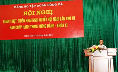 Đảng bộ Tập đoàn Sông Đà: Tổ chức Hội nghị quán triệt, triển khai Nghị quyết Trung ương 4 khóa XI