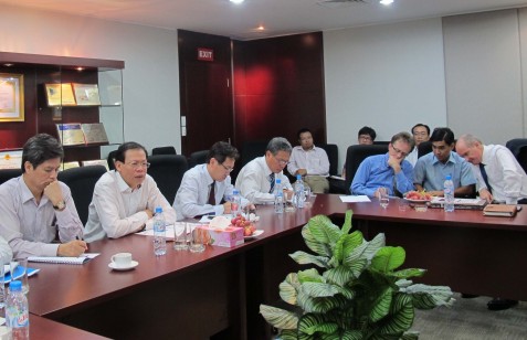 Đoàn công tác của lãnh đạo Tập đoàn Dầu khí Việt Nam làm việc với Cửu Long JOC