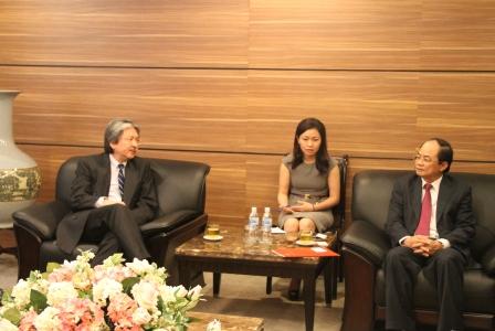 Tổng Giám đốc SCIC Lại Văn Đạo tiếp Ông John Tsang, Cục trưởng Tài chính Đặc khu Hành chính Hồng Kông  