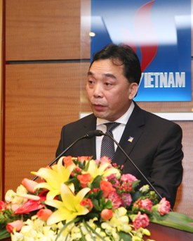 Ông Nguyễn Anh Tuấn, Chủ tịch Hội đồng quản trị PVI phát biểu tại lễ ký kết