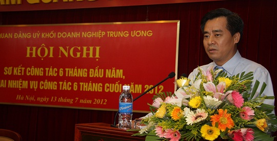Phát biểu của đồng chí Nguyễn Quang Dương, Phó Bí thư Đảng ủy Khối, Bí thư Cơ quan Đảng ủy Khối