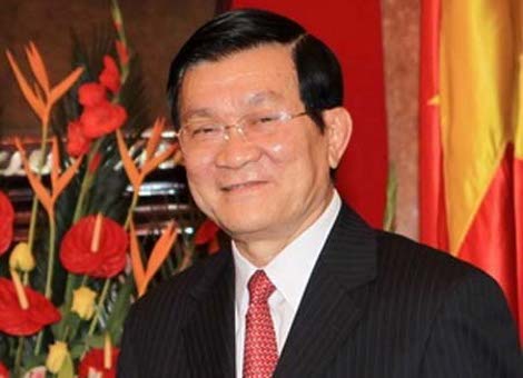 Chủ tịch nước Trương Tấn Sang (Ảnh TTXVN) 