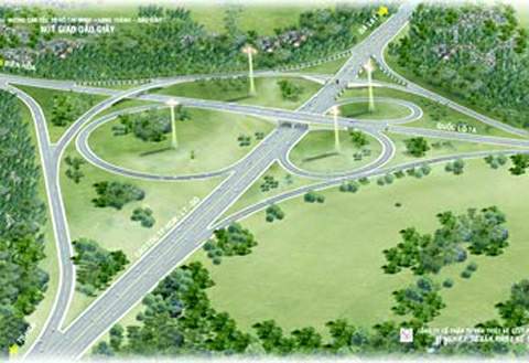 Mô hình dự án đường cao tốc TP Hồ Chí Minh - Long Thành - Dầu Giây