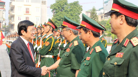 Chủ tịch nước lưu ý, trong thời kỳ mới, vai trò của Học viện ngày càng trở nên đặc biệt quan trọng đối với công tác đào tạo, bồi dưỡng đội ngũ cán bộ cao cấp của Đảng, Nhà nước và lực lượng vũ trang