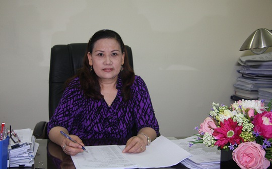 Đồng chí Đỗ Thị Dung, Bí thư Đảng ủy, Giám đốc Chi nhánh Bắc Hà Nội - Ngân hàng TMCP Công thương Việt Nam