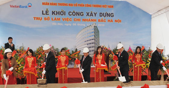 Dự án Trụ sở làm việc kiêm kho của VietinBank - Chi nhánh Bắc Hà Nội được xây dựng trên diện tích 8.106m2 bao gồm tòa nhà cao 11 tầng, 1 tầng hầm, 1 tầng kỹ thuật và tầng mái