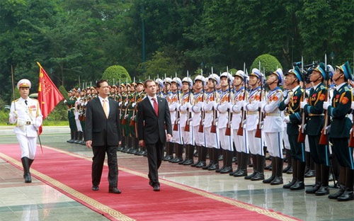 Thủ tướng Chính phủ Liên bang Nga Dmitry Medvedev thăm chính thức Việt Nam