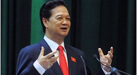Thủ tướng Nguyễn Tấn Dũng trả lời chất vấn