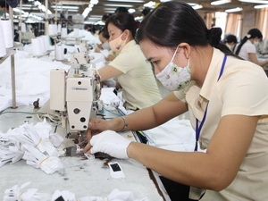 Dệt may là một trong những lĩnh vực mà doanh nghiệp Đức muốn hợp tác với Việt Nam. (Nguồn: TTXVN)