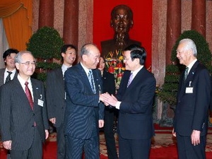 Chủ tịch nước Trương Tấn Sang tiếp Đoàn đại biểu FEC.