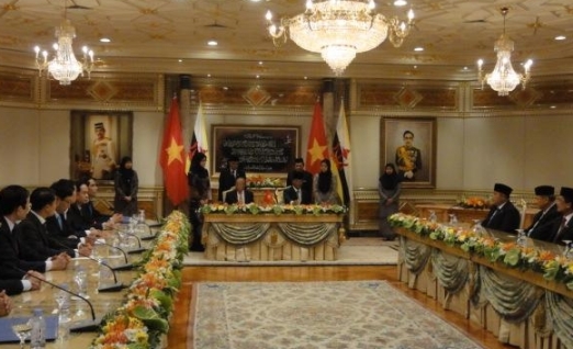 Lễ ký MOU hợp tác dầu khí giữa Tập đoàn Dầu khí Việt Nam (Petrovietnam) và Công ty Dầu khí Quốc gia Brunei (PetroleumBRUNEI)