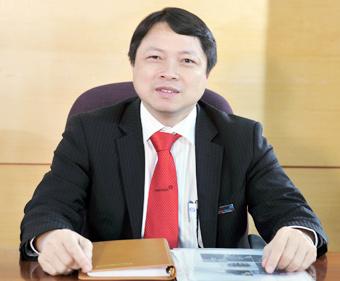 Chủ tịch Công đoàn, Phó Tổng giám đốc thường trực VietinBank Nguyễn Văn Du. Ảnh: Mạnh Thắng. 