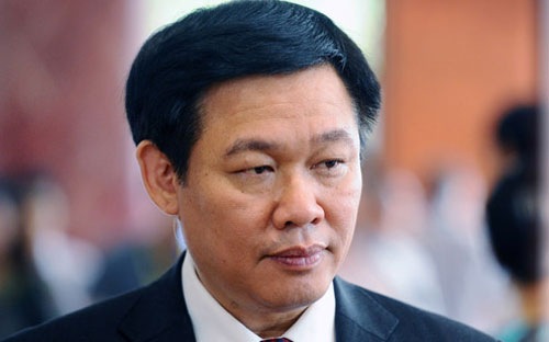 Trưởng Ban kinh tế Trung ương, Bộ trưởng Tài chính Vương Đình Huệ.