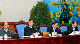 Thủ tướng Nguyễn Tấn Dũng yêu cầu các bộ, ngành và các địa phương tập trung quyết liệt thực hiện kế hoạch của năm 2013