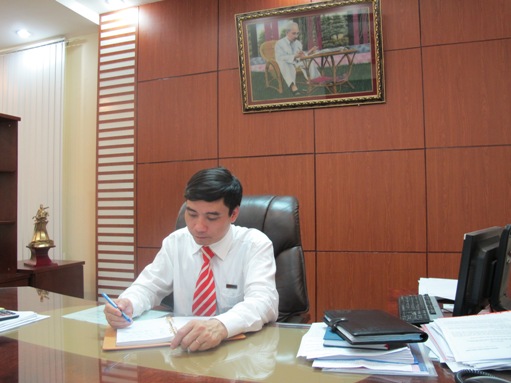 Đồng chí Nguyễn Quốc Giang - Bí thư Đảng ủy, Giám đốc Vietinbank chi nhánh Đông Anh
