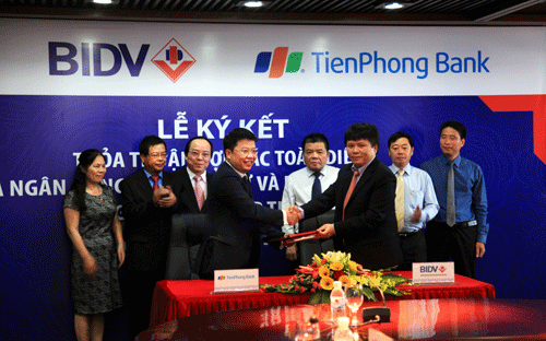 Lễ ký kết thỏa thuận hợp tác toàn diện TienPhong Bank và BIDV