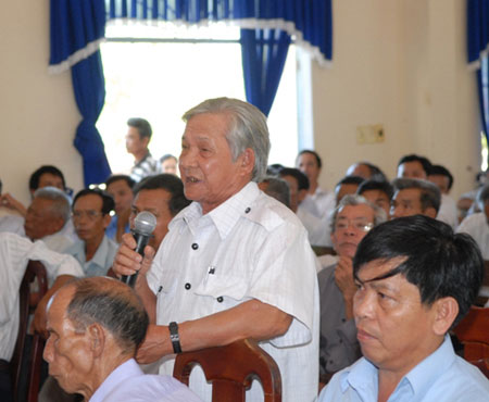 Cử tri kiến nghị nhiều nội dung với Đoàn đại biểu Quốc hội đơn vị tỉnh Quảng Nam