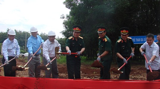 Khởi công xây dựng trường Trường mầm non Tuổi Thơ tại xã Long Bình, huyện Bù Gia Mập