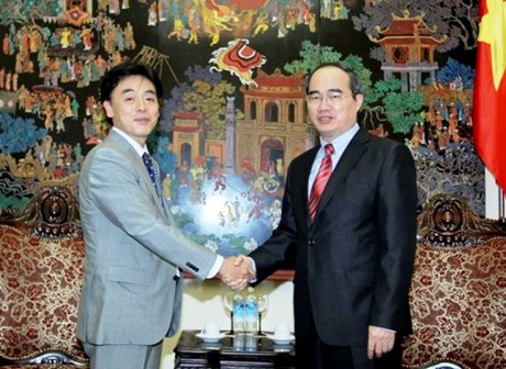 Phó Thủ tướng Nguyễn Thiện Nhân tiếp ông Mutsuya Mori, Trưởng đại diện cơ quan hợp tác quốc tế Nhật Bản (JICA) tại Việt Nam.