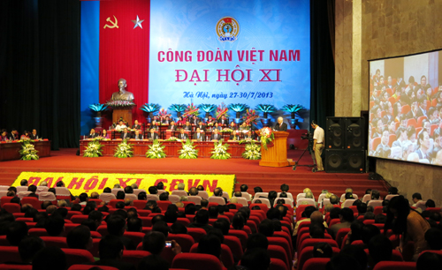 Khai mạc trọng thể Đại hội XI Công đoàn Việt Nam