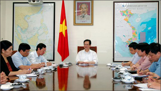 Thủ tướng Nguyễn Tấn Dũng làm việc với lãnh đạo tỉnh Lai Châu