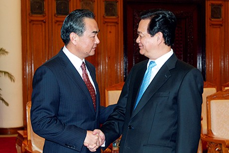 Thủ tướng Nguyễn Tấn Dũng tiếp Bộ trưởng Ngoại giao Trung Quốc