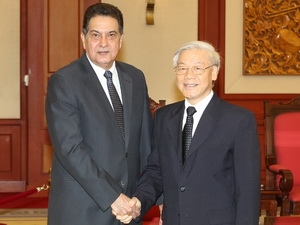 Tổng Bí thư Nguyễn Phú Trọng tiếp Đại sứ Đặc mệnh toàn quyền Cộng hòa Cuba.