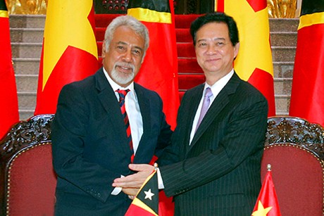 Thủ tướng Nguyễn Tấn Dũng và Thủ tướng Timor-Leste Kay Rala Xanana Gusmão