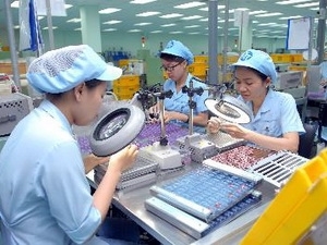 Hoạt động sản xuất của Công ty Mabuchi Motor Việt Nam (100% vốn đầu tư Nhật Bản) ở Khu công nghiêp Biên Hòa 2