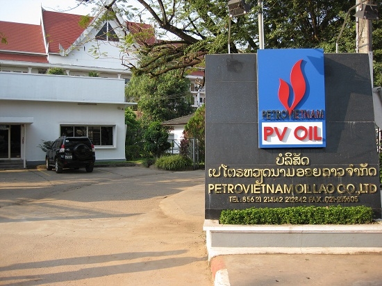 Trụ sở của PV Oil Lào tại thủ đô Viêng Chăn