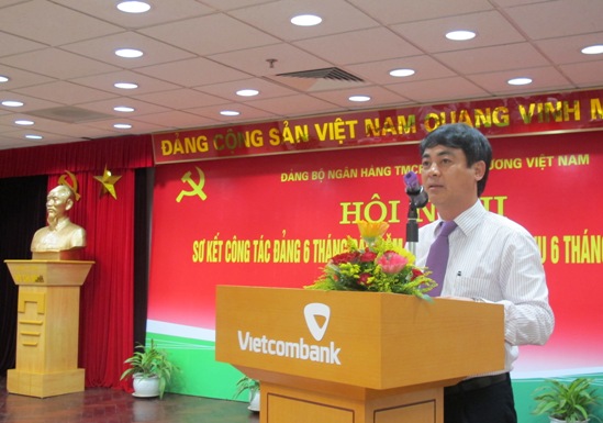 đồng chí Nghiêm Xuân Thành - Bí thư Đảng ủy, Tổng Giám đốc Vietcombank 