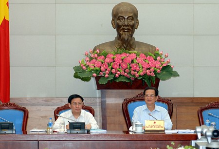Thủ tướng Chính phủ Nguyễn Tấn Dũng chủ trì Hội nghị.