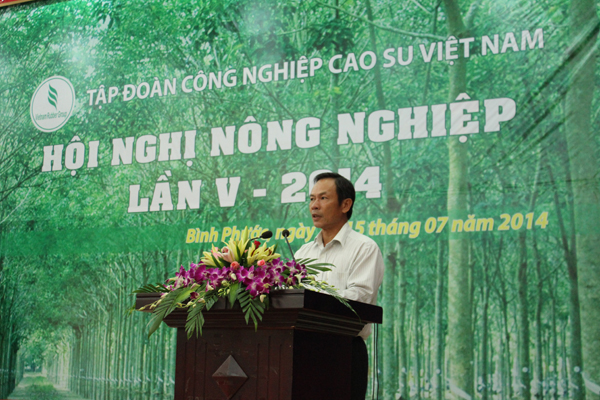 Tổng giám đốc VRG Trần Ngọc Thuận phát biểu chỉ đạo hội nghị