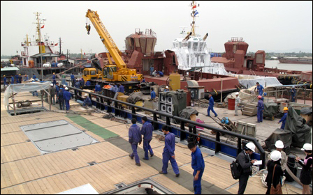 Công ty Cổ phần Đóng tàu Sông Cấm -  một trong những đơn vị chủ lực của SBIC sau tái cơ cấu.