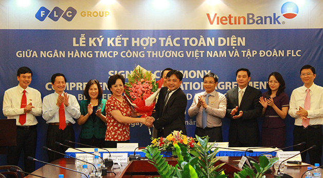 Lễ ký kết thỏa thuận hợp tác toàn diện giữa VietinBank và FLC