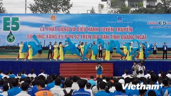 Lễ phát động, tuyên truyền sử dụng xăng E5 RON 92 tại thành phố Quảng Ngãi