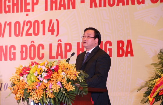 Phó Thủ tướng Hoàng Trung Hải phát biểu tại Lễ khởi công
