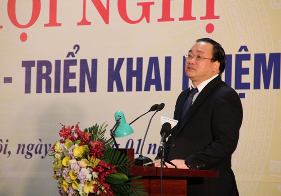 Phó Thủ tướng Hoàng Trung Hải phát biểu chỉ đạo tại Hội nghị