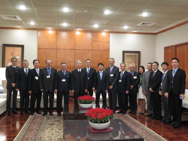 Chủ tịch HĐQT và đoàn công tác diện kiến Phó Thống đốc  Ngân hàng Trung ương Đài Loan